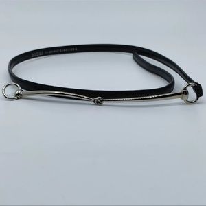AUTHENTIC RETIRED GUCCI horsebit skinny Belt - GUCCI Belt Leather Black